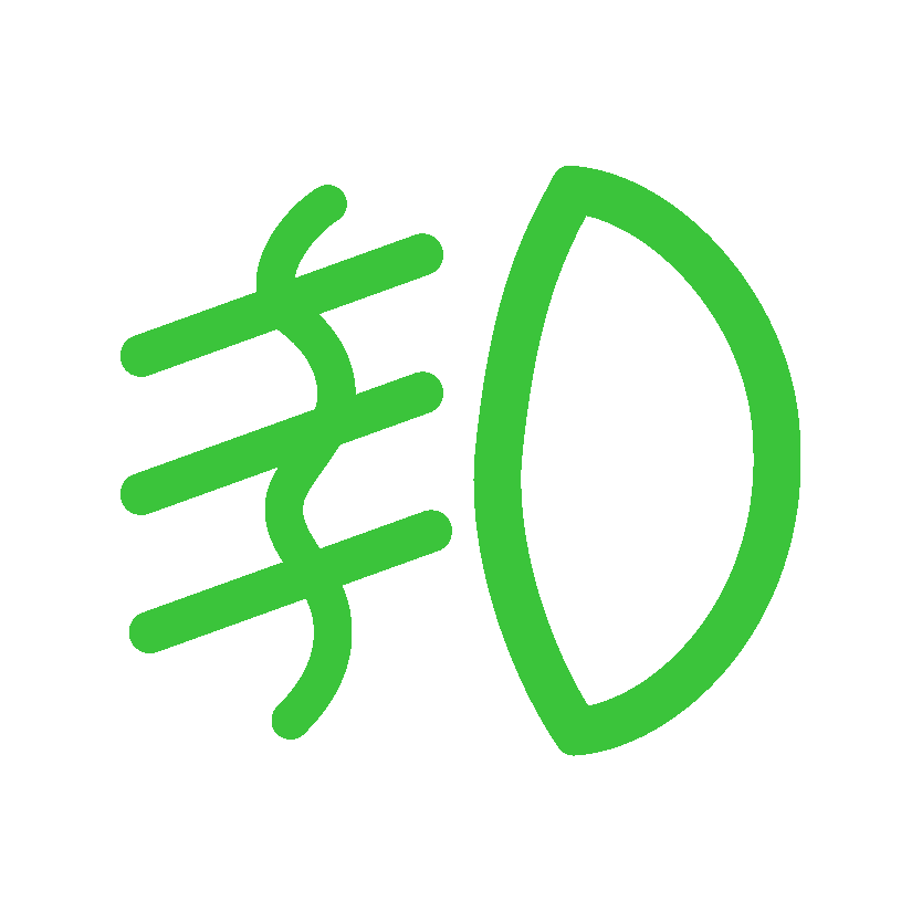 Symbol för dimmljus